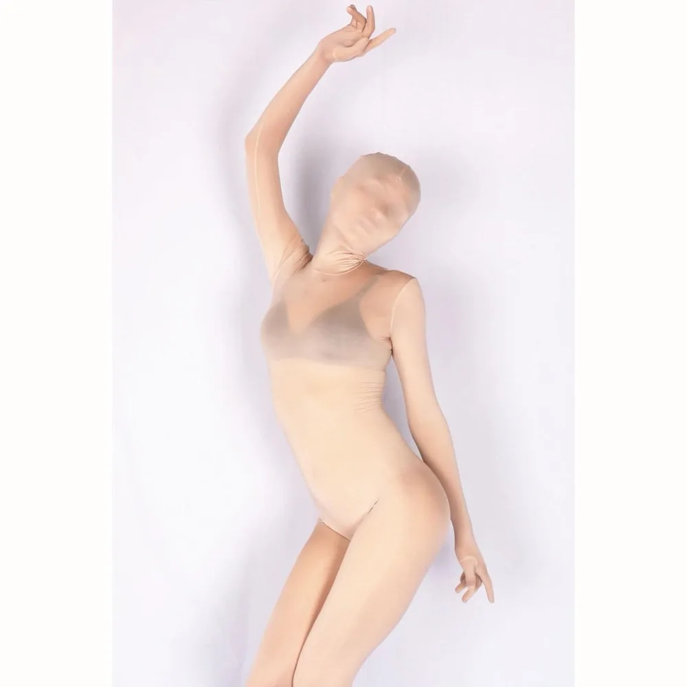 Toes Separate Full Coat One Piece Tights Outside Seamless Modal Body Sculpting Stage Clothing Cosplay Zentai Costume Bodsuit XL