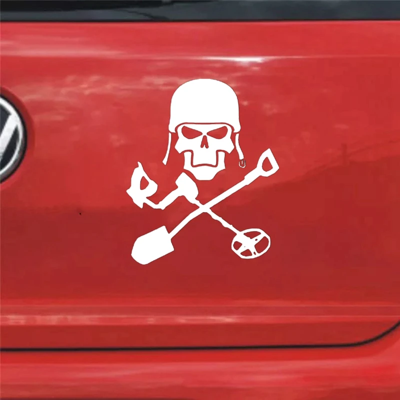 14x17cm Treasure Hunter V5 Funny Car Sticker Vinyl Decal Car Styling Car Accessories Pegatinas Para Coche 3