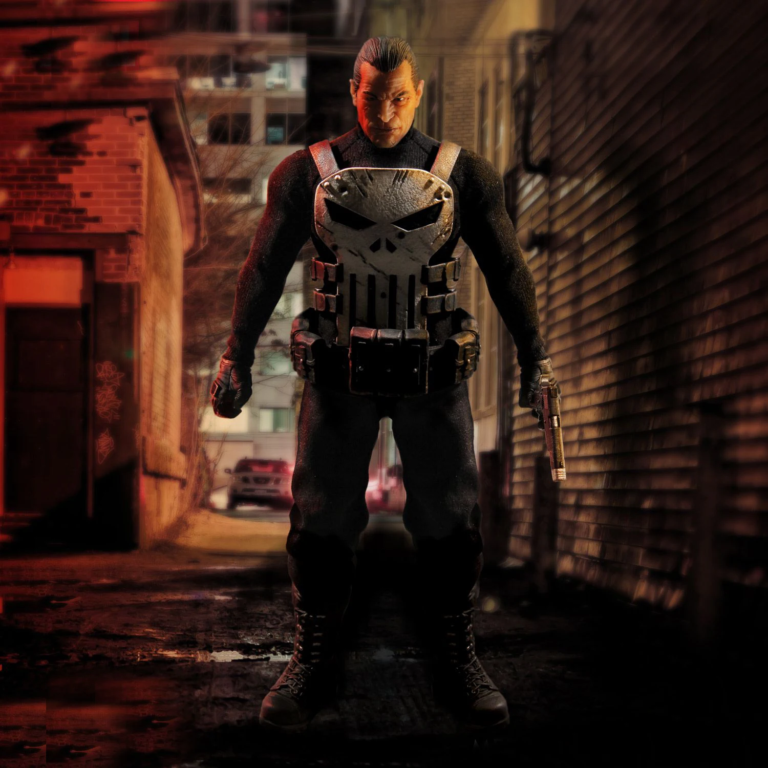 the PUNISHER 1:12 COLLECTIVE Action Figure Toys