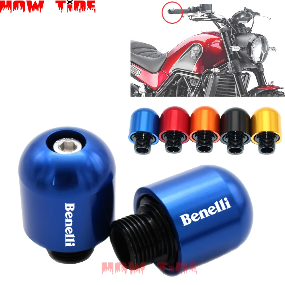 Motorcycle accessories for Benelli TNT BN 600 300 250 Leoncino 500CNC handlebar handlebar end cap sliding laser logo