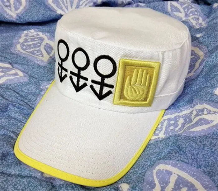 JOJO'S BIZARRE ADVENTURE Hat Kujo Jotaro Hat Cap Cosplay Costume Otaku  A444