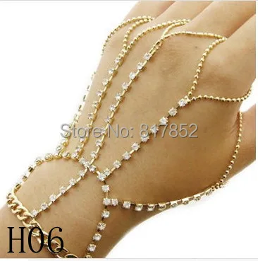 HOT SELLING! New Style  Chains Hand Chains Jewelry Bracelet Chains Jewelry Finger Chains Jewelry 12 Styles 2 Colors