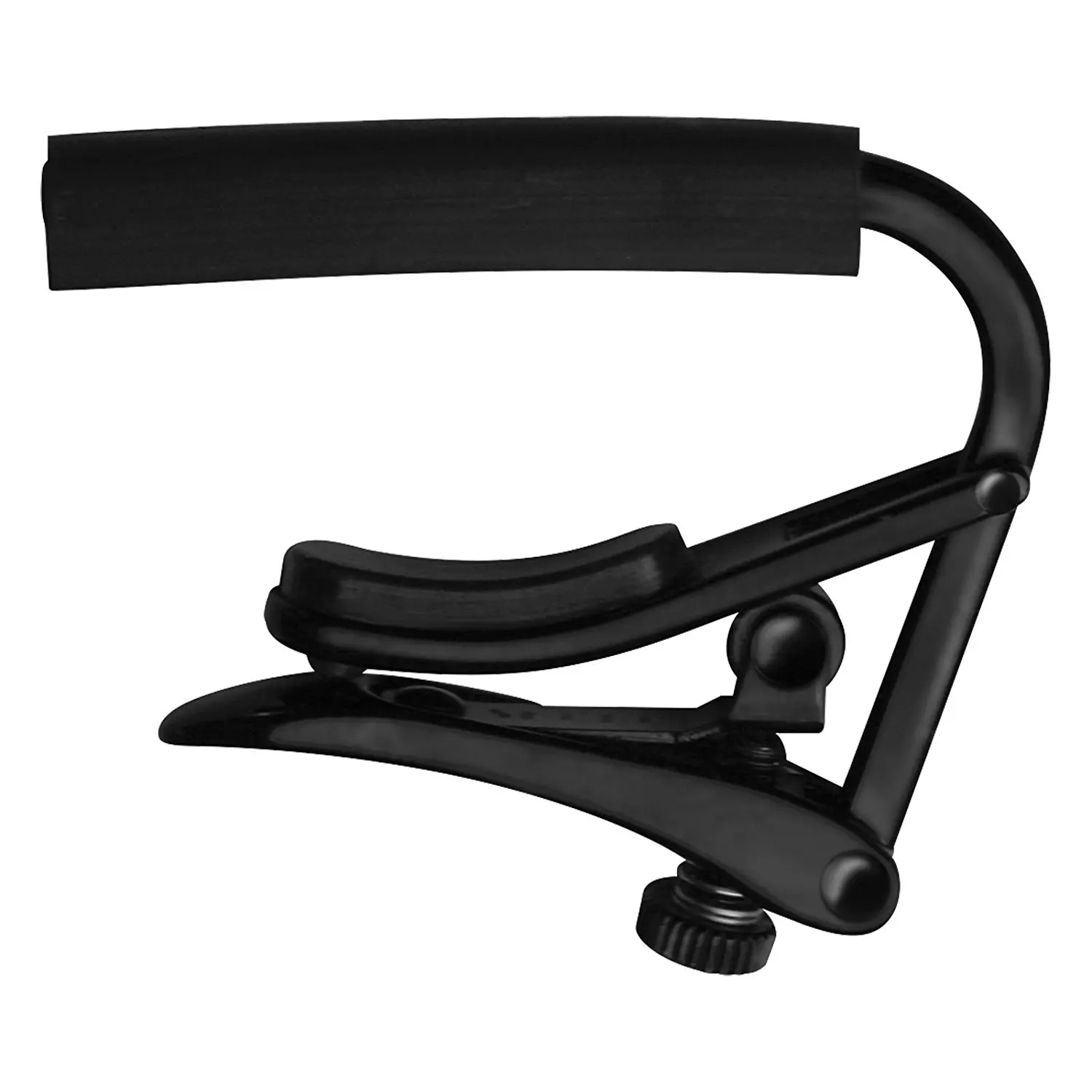 

Shubb Capo Noir Series C1K Capo for Steel String Guitar, Black Chrome Capotraste