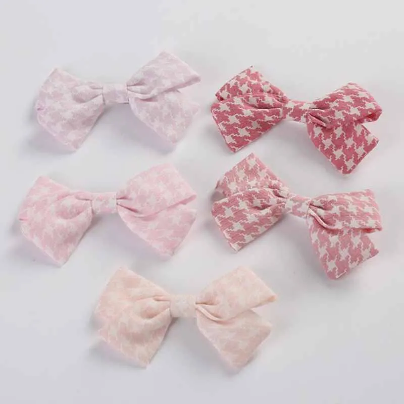 Dog headwear Yorkshire bow hair accessories pet than bear Teddy hairpin hairpin cat head flower jewelry Houndstooth bow X8