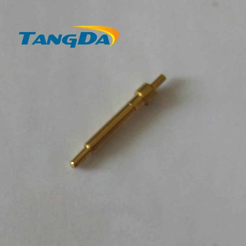 Tangda DHL/EMS D2*16mm+2mm tail 1K PCS pogo pin connector Battery spring 1P Through Hole 1.2A