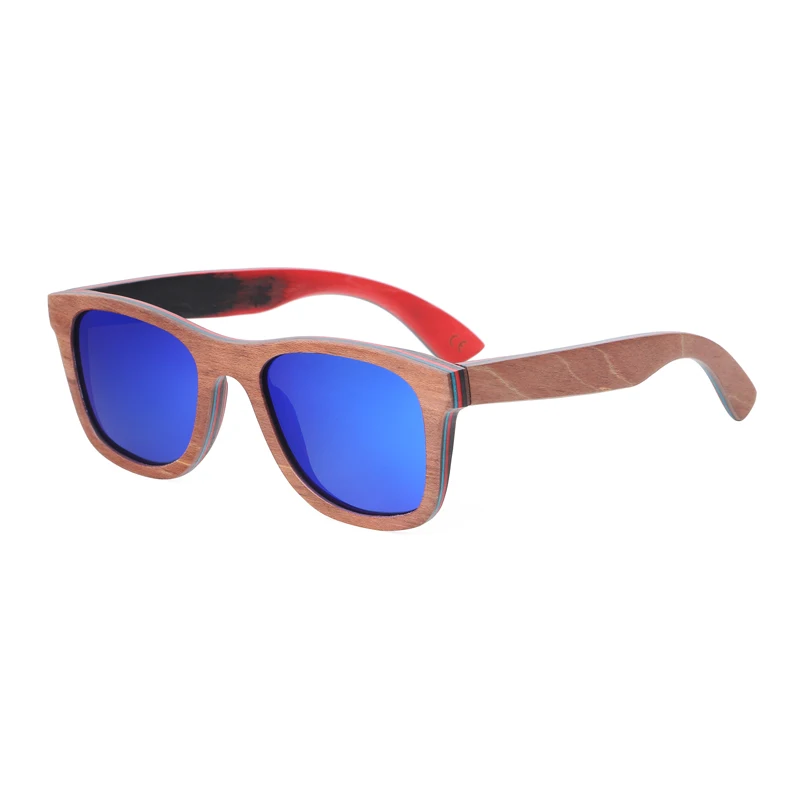 BerWer Retro Wood Sunglasses Men Bamboo Sunglass Women Brand Design Goggles Skateboard Wood Sun Glasses Shades Oculos