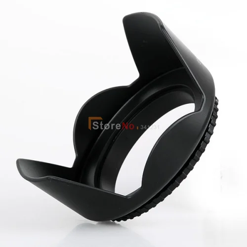 2 in 1 72mm CPL polarizing filter +Flower lens hood kit for DSLR 650D 550D 1100D 18-200mm camera SET