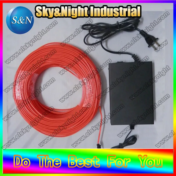 

Red color 2.3MM Flexible Neon Light-100M +220V Inverter with Free shipping