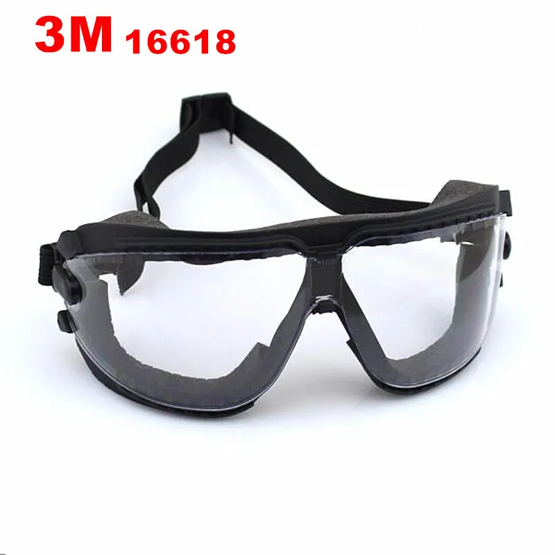 3M 16618 Anti-Fog Anti scratch coating lens and Anti chemical splash Glasses Economy  Safety Goggles