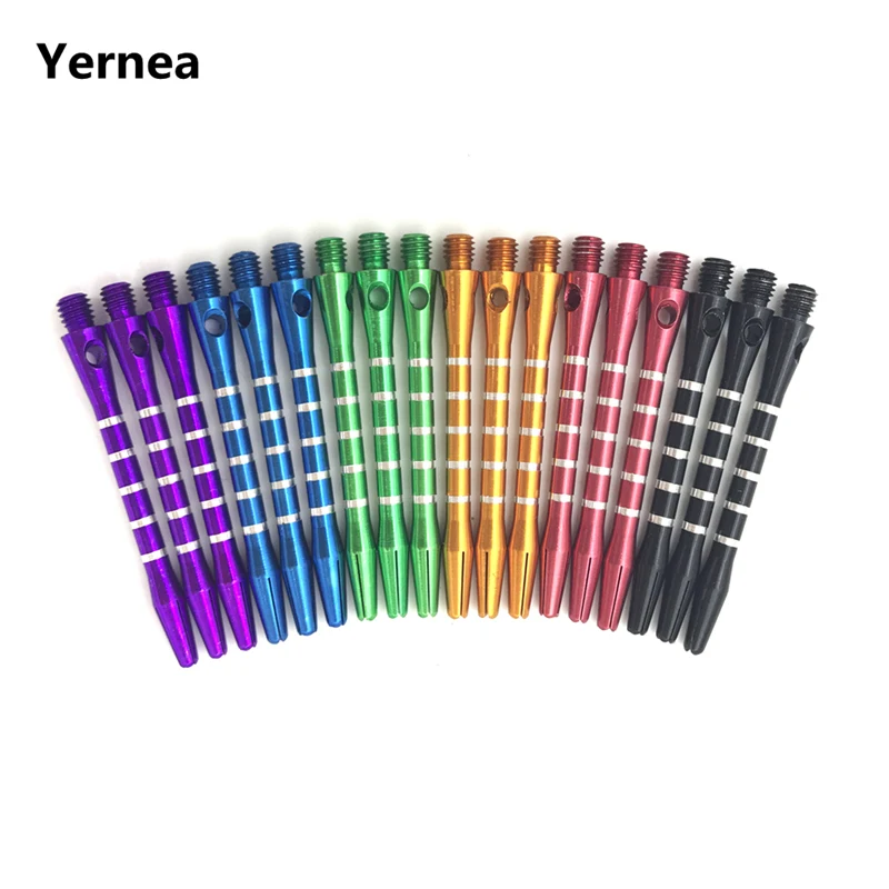 Yernea New 3Pcs High-quality Colour Darts Shafts 48mm Aluminium Alloy Material Dart Accessories Shaft Wholesale