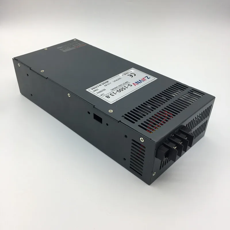 S-1500-13.8V Switching Power Supply 1500W 13.8V 108A,Single Output Ac Dc Power Supply,AC110V/220V Transformer To DC 13.8V