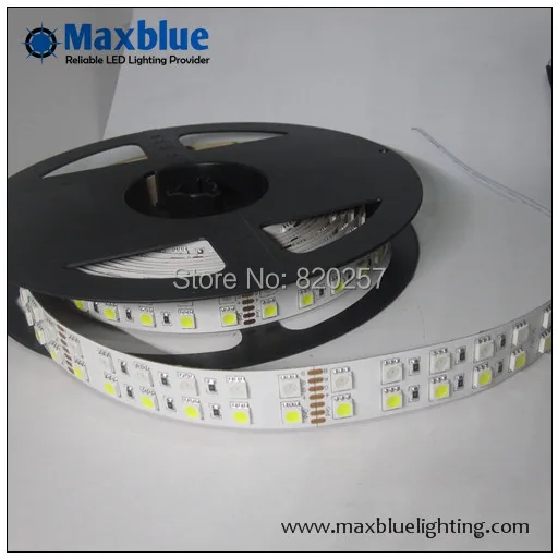 

DHL EMS Free Shipping 20m/lot (5M/Reel) DC24V RGBW RGB+Warm White/Cool White 4Channel 5050SMD Led Strip 144leds/m Nonwaterproof