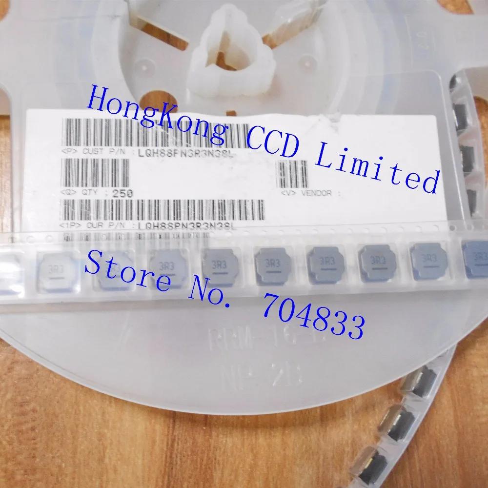 

LQH88PN3R3N38L 3.3uH 7.00A 8*8 Winding Power Inductors
