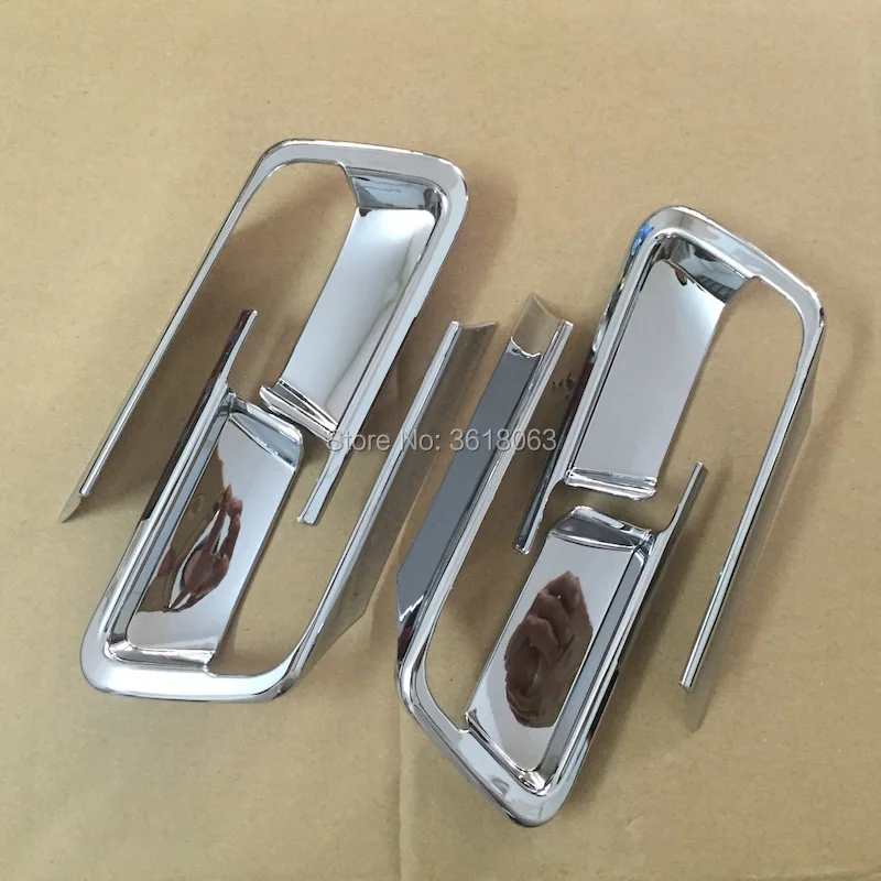 For 2010-2021 Toyota LAND CRUISER PRADO LC150 FJ150 Interior Door Handle Bowl Cover ABS Chrome Stickers Car-Styling Accessories