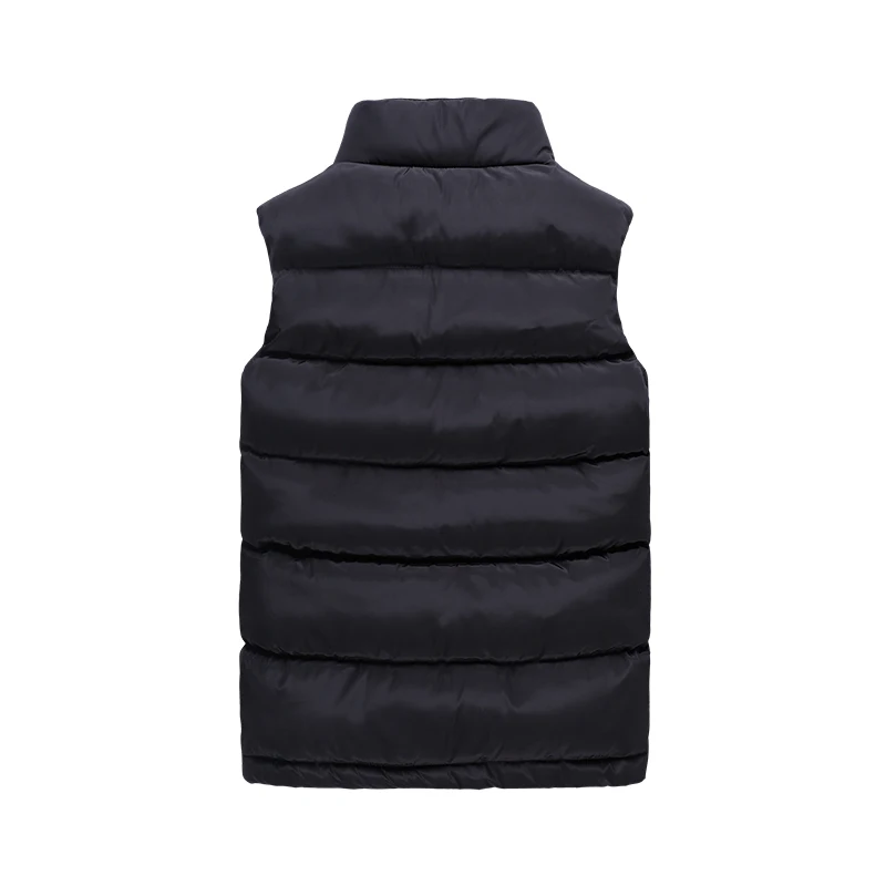 2019 NEW Men Vest Winter Jackets Fashion Casual Sleeveless Coat Thick Warm Zipper Jacket Outerwear Cotton-Padded Waistcoat