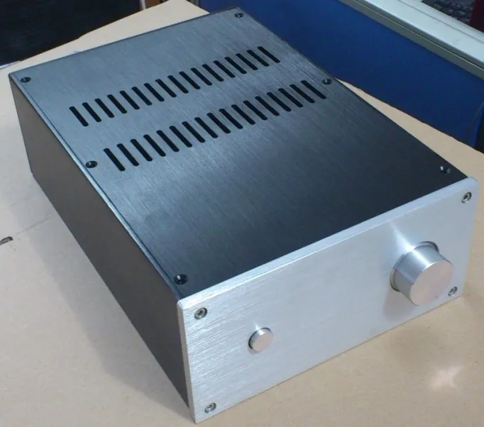 JC2210 Full aluminum Power amplifier chassis / Enclosure / case /DIY MiNi amplifier chasis Power amp box /PSU chassis