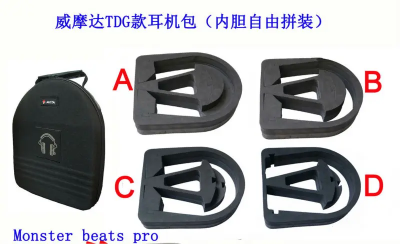 V-MOTA TDG Headphone suitcase boxs Compatible with Panasonic RP-HD10, Creative Sound  Wireless Aurvana Platinum  live headset