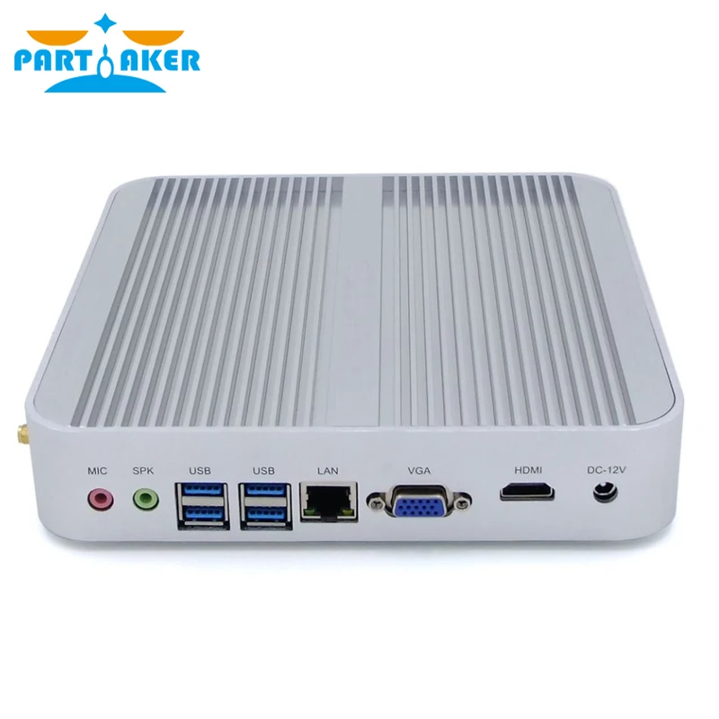 Partaker B1 Mini-PC Windows 10 Barebone-Computer Intel Core i3 4010U 4005U 2 GHz HD 5500 Grafik HTPC WLAN HDMI