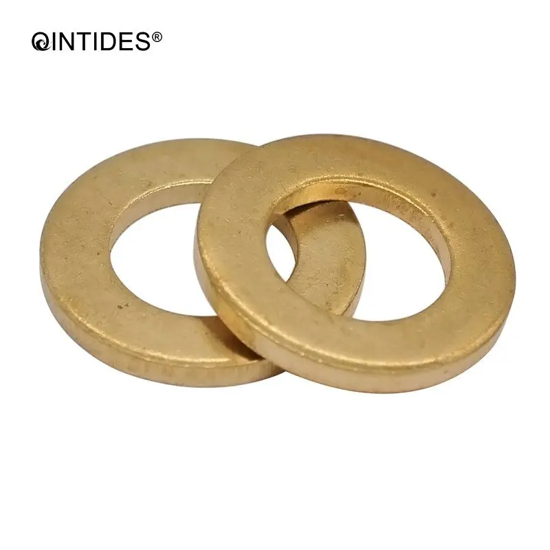 QINTIDES-Rondelles Plates d'Étanchéité M10-M20, Rondelle Plate en Laiton, en Cuivre
