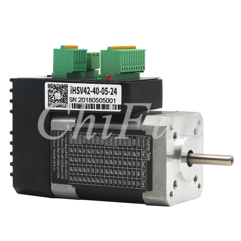 

JMC IHSV42-40-05-24 52W 0.125Nm 4000rpm Integrated AC Servo Motor Driver 24VDC Automated Special 1000 line encoder