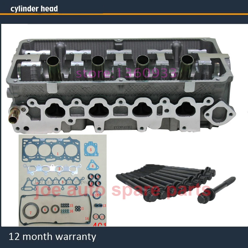 cylinder head for Mitsubishi Montero Pajero Space Star Lancer 1584cc 1.6L SOHC 16V 98- ENGINE : 4G18    with full gasket bolt