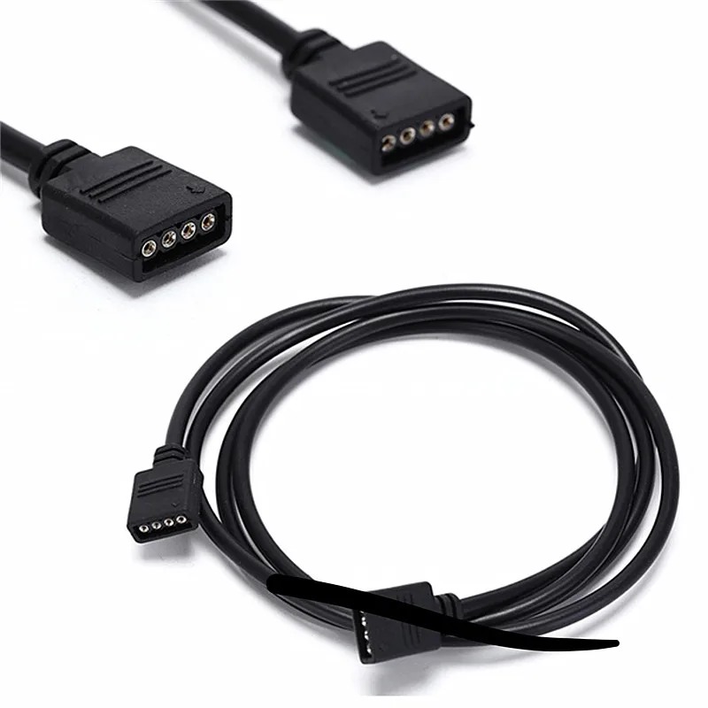 Connecteur de fil de câble d'extension de bandes LED RVB, accessoires de bande, 4 broches, 3528, 5050