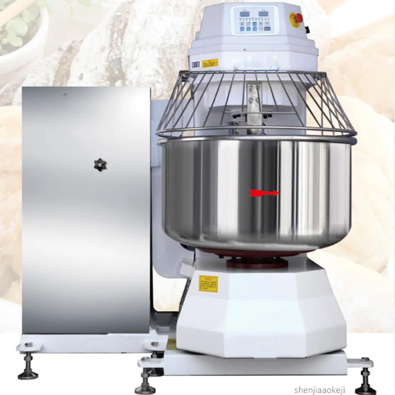 intelligent dough mixer Commercial Electric flour mixer Fully automatic turning cylinder dough kneading machine