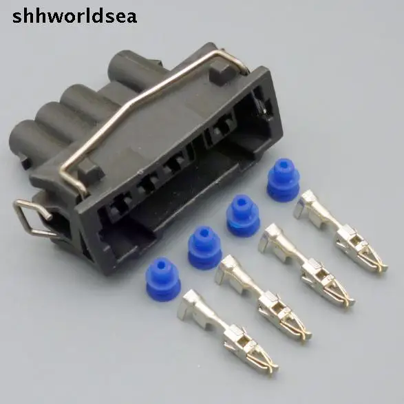 

shhworldsea 5/30/100sets 3.5mm 4p Modified connectors oxygen sensor socket