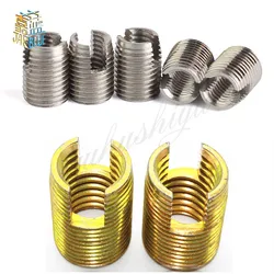 M2 M2.5 M3 M4 M5 M6 M8 M10 Self Tapping thread insert Screw Bushing 302 slotted type Wire Thread Repair Insert