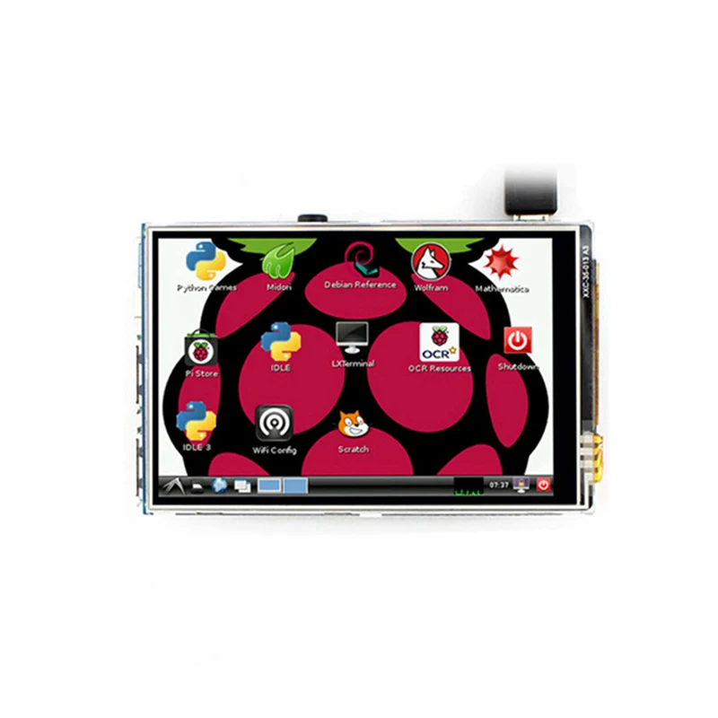 

HFSECURITY For Raspberry Pi 3 Model B 3.5 Inch 480 * 320 LCD Monitor TFT Display Touch Screen With Acrylic Case Display Screen