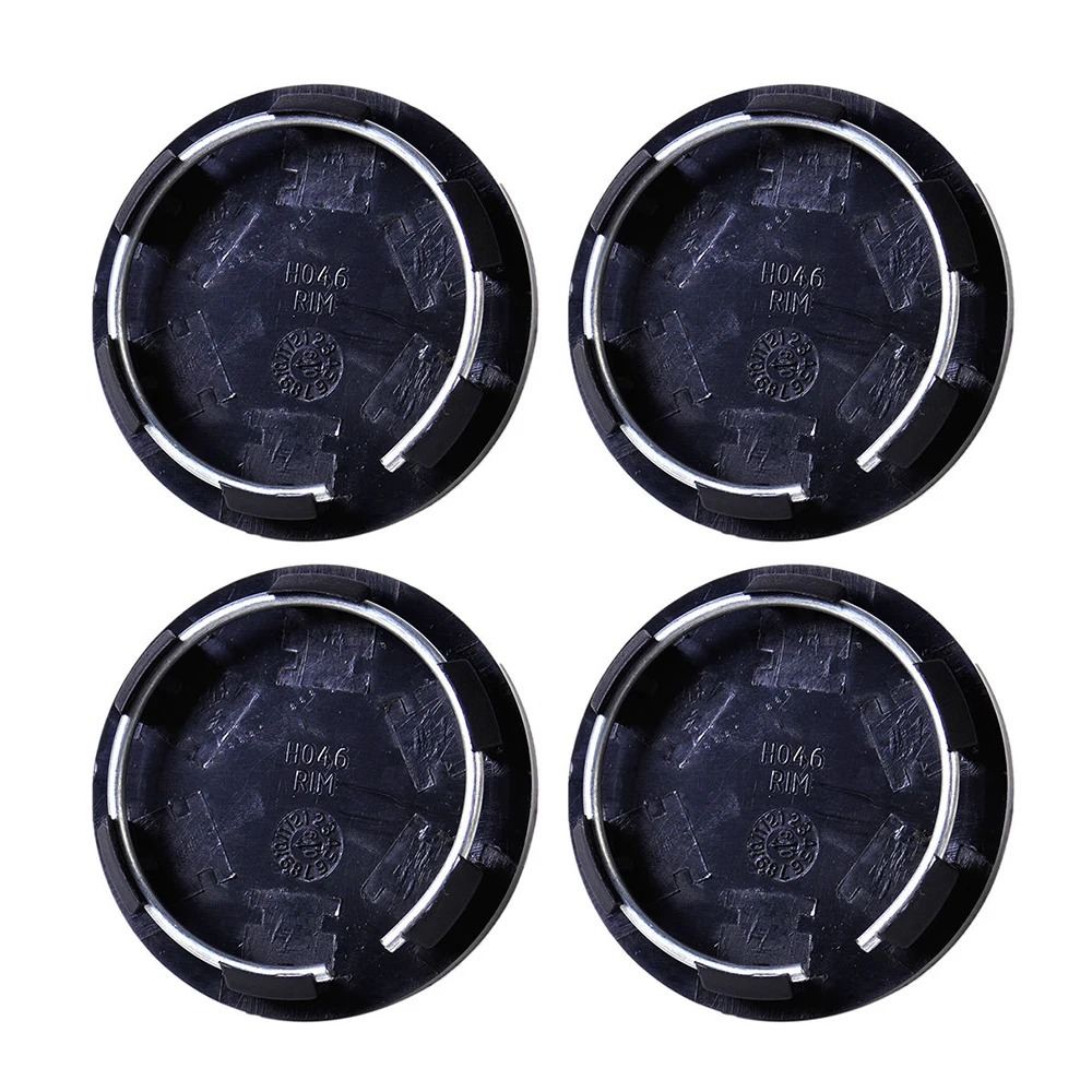 

4pcs Black Plastic 50mm Car Trucks Vehicle Wheel Center Rim Hubs Covers Set Tyre No Badge Caps Covers Trim