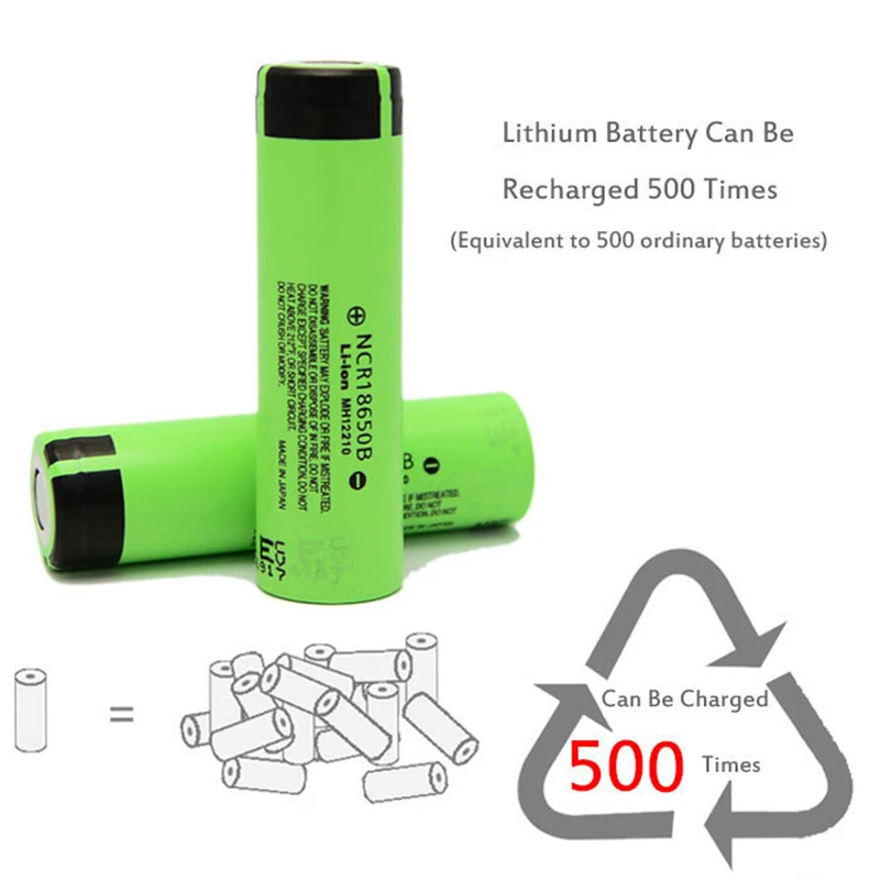 4pcs 3.7v 3400mah 18650 Lithium Rechargeable Li-ion Battery For Panasonic+1*NK-809 Dual Charger for Led Flashlight Power Bank