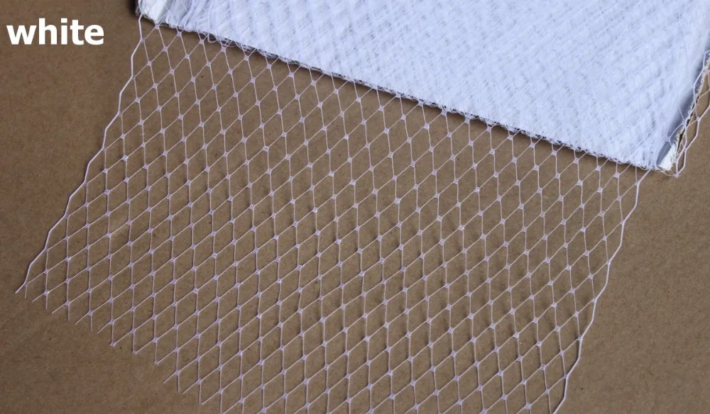 [IuBuFiGo] Birdcage Veiling Netting for Women, Fabric, Fascinator, Headpiece, Headpiece, 10 Yards per Lot, 9 \