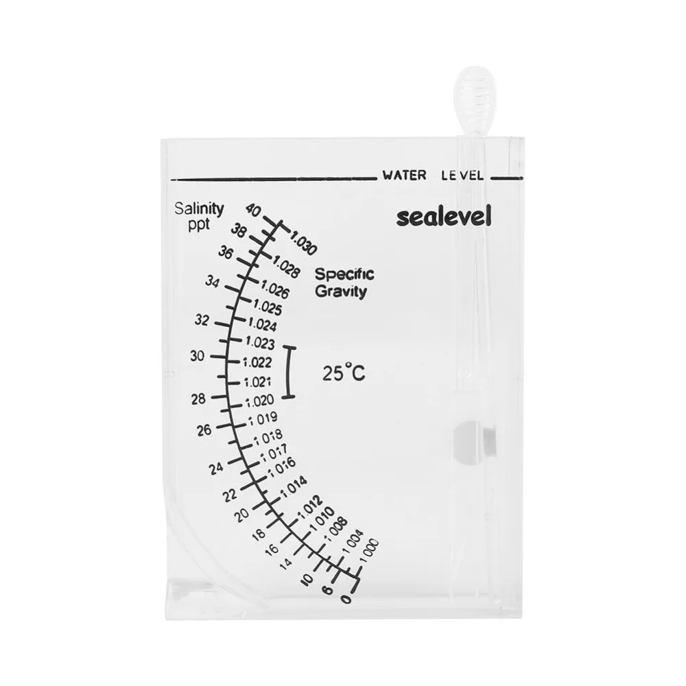 Automatic Square Saltwater Hydrometer Salt Water Salinity Meter For Aquarium Marine Sea Saltwater Accurate Salt Water Meter