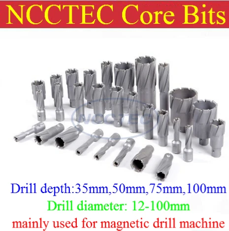 

[2'' 50mm drill depth] 91mm 92mm 93mm 94mm 95mm diameter Tungsten carbide drills bit for magnetic drill machine FREE shipping