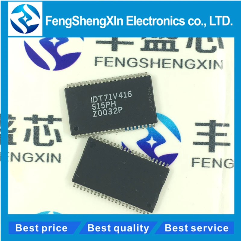 

10pcs/lot IDT71V416S15PH IDT71V416S15PHG 71V416 IDT71V416S15PHGI TSOP-44 3.3V CMOS Static RAM 4 Meg (256K x 16-Bit)