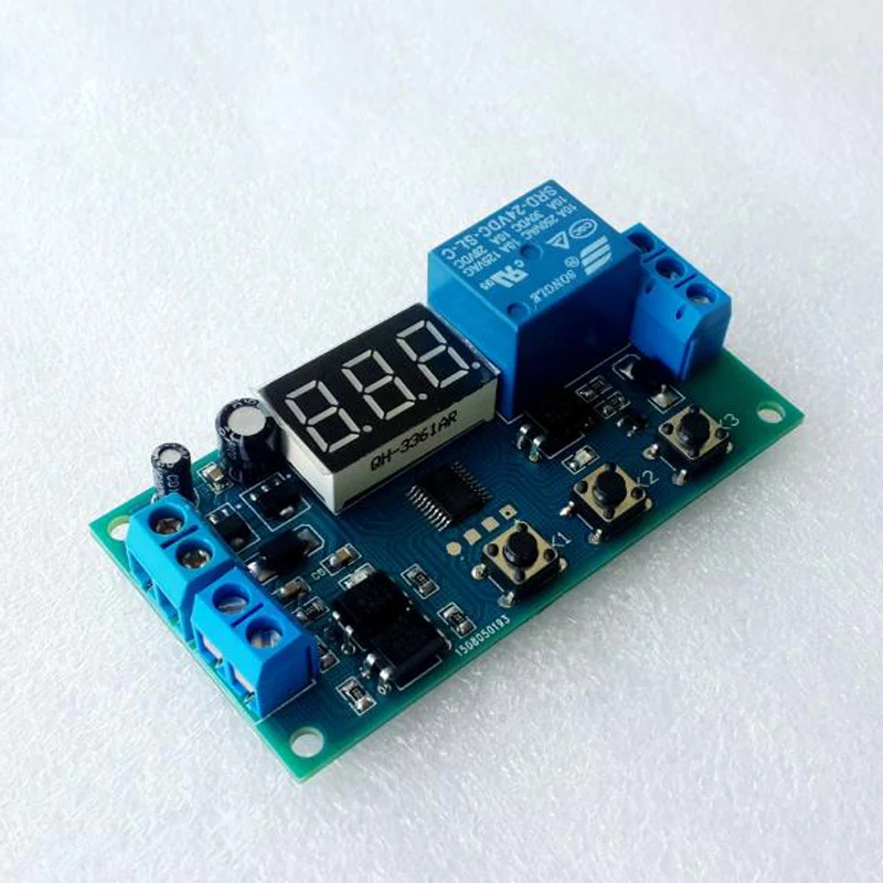 

Two-way signal input / programmable relay module / trigger Delay relay PLC control board DC12V /24V