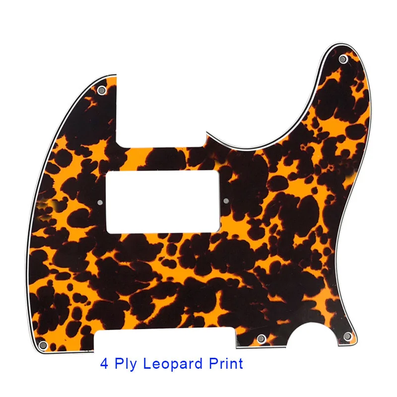 Pleroo Özel Parçalar - ABD Standardı için 5 Vida Deliği 52 Yıllık Tele Telecaster PAF Humbucker Gitar Pickguard Kazıma Plakası