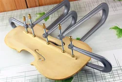 Juego de abrazaderas de barra de bajo para violín, herramientas de fabricación de violín, herramienta luthier, 1 Juego