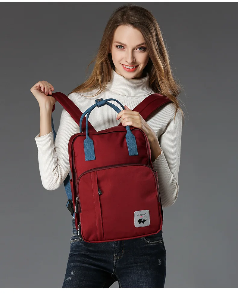 Multi-functional casual mom bag multi-pass to be produced baby bag large capacity backpack