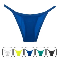 Thong Gay Men Underwear 2019 Men Sexy Thongs Fashion G Strings Mens Low Waist Underwear Jockstrap Men Smooth Ice Silk