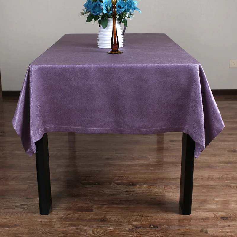 A European luxury cloth tablecloths tablecloth 023 snow jacquard tablecloths coffee table cloth purple Tierney