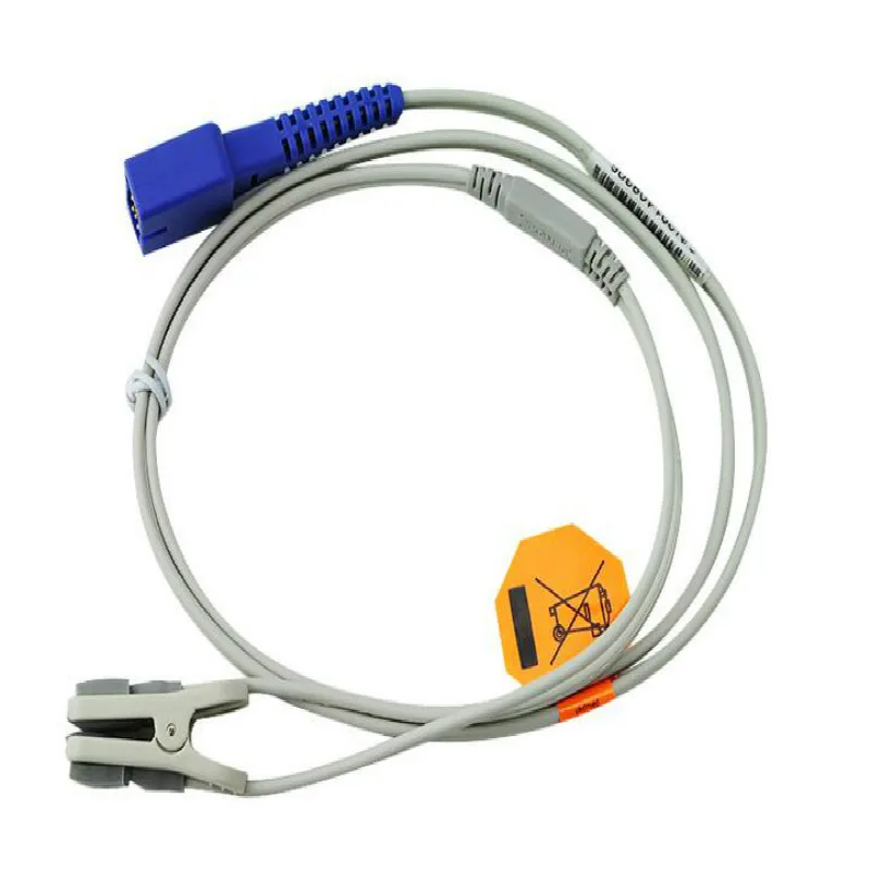 Compatible for Nellcor DB7 Pin Animal/Veterinary Earclip use Spo2 Sensor,Pulse Oximeter Sensor,Oxygen Probe,1m/3ft TPU