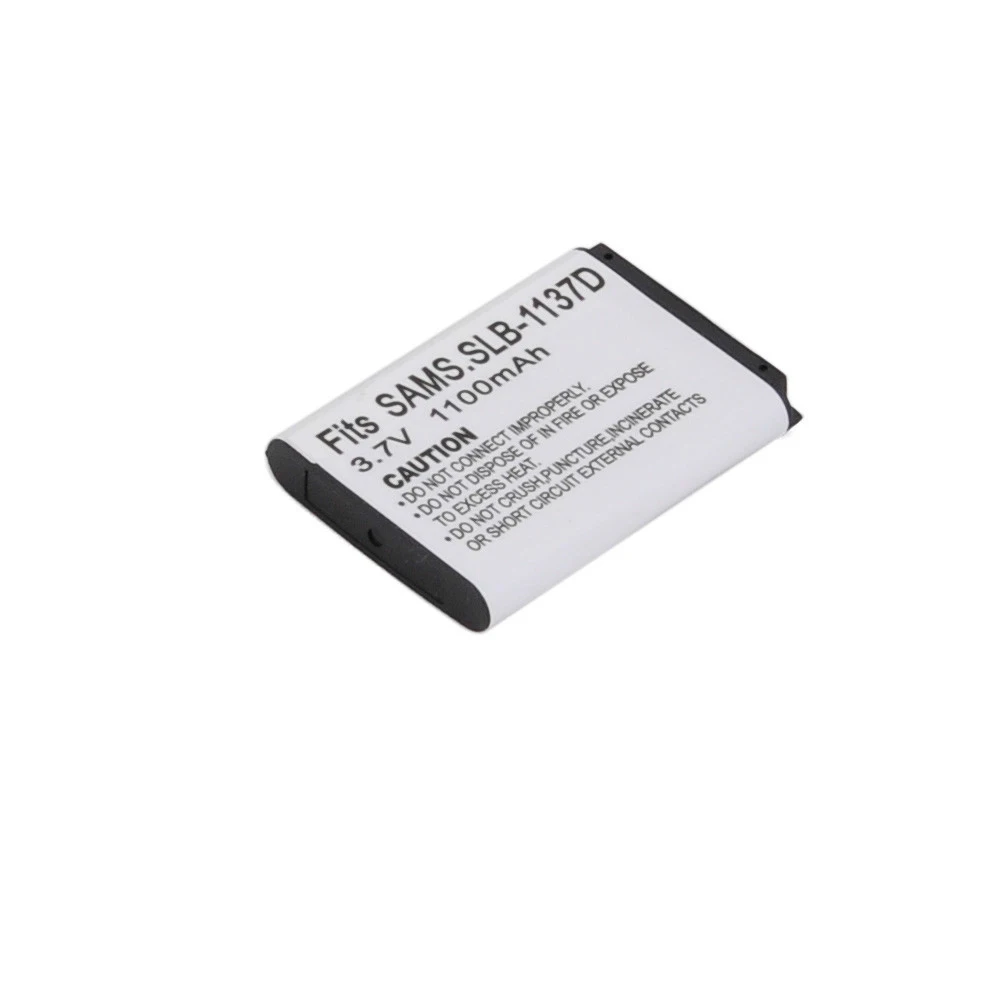 3pcs/lot Replacement Camera Battery SLB-1137D 1137D For Samsung HMX-E10 NV100 HMX-E10OP HMX-E10BP HMX-E10WP