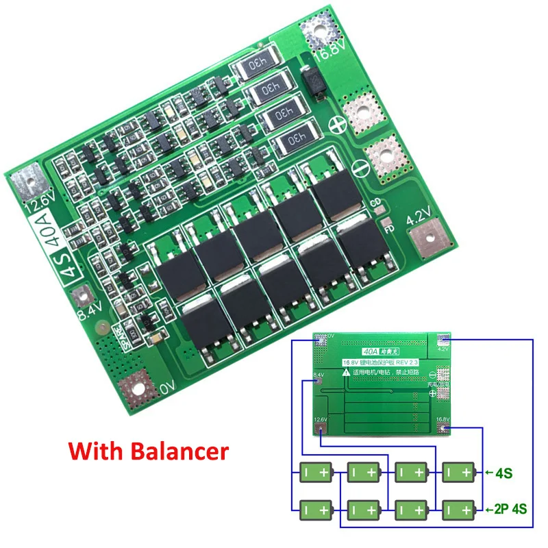 1S/2S/3S/4S/5S Li-ion Lithium Battery 18650 Charger PCB BMS Protection Board Lipo Cell Module with Balancer