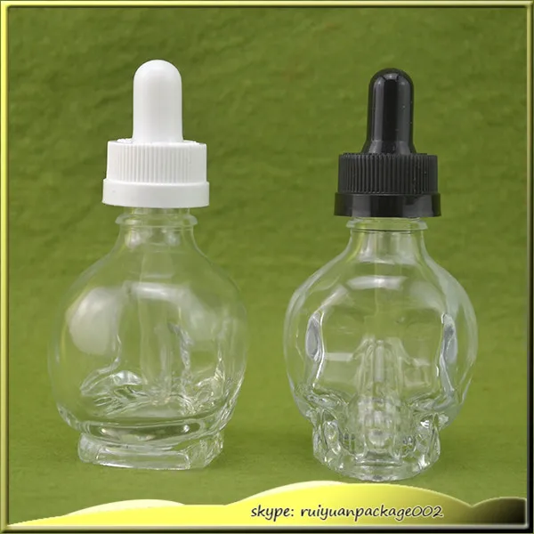 20Pcs * ดรอปเปอร์แก้วขวด Skull Eliquid สวนในขวดแก้ว15Ml ชนิด Drop ยาสูบขวด Skull หัวขวด