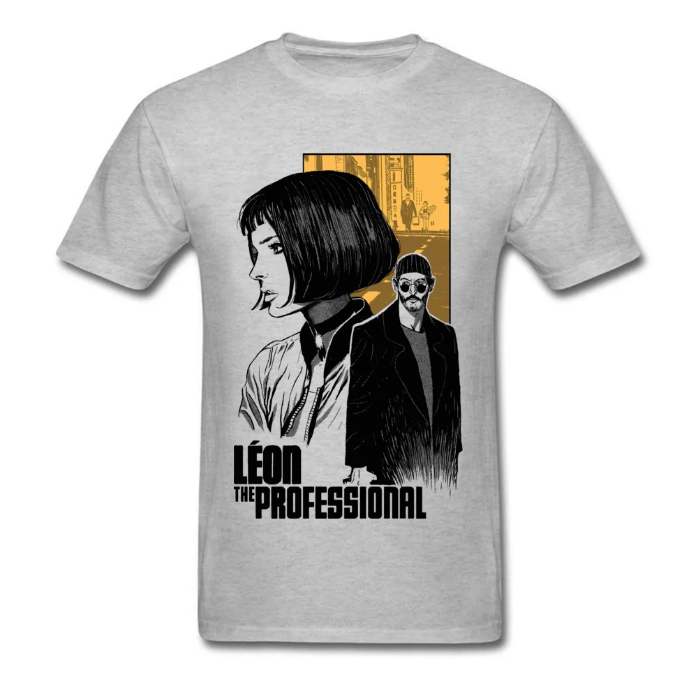 Character T-shirt For Men Mathilda Leon The Professional Killer Tshirt 100% Cotton Retro Tees Leon Movie T Shirts Free Shipping