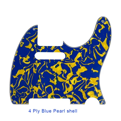 Imagen 2 del producto Piezas personalizadas Pleroo-para estándar de EE. UU., 5 orificios para tornillos, 52 años, golpeador de guitarra Tele Telecaster, placa rascadora, elección Multicolor