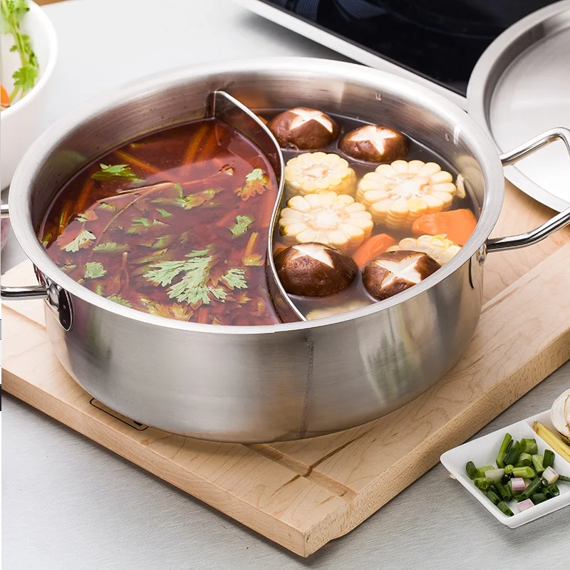 

High quality stainless steel hot pot, Chinese fondue Lamb Chinese Charcoal hotpot outdoor cooker picnic cooker kochtopf