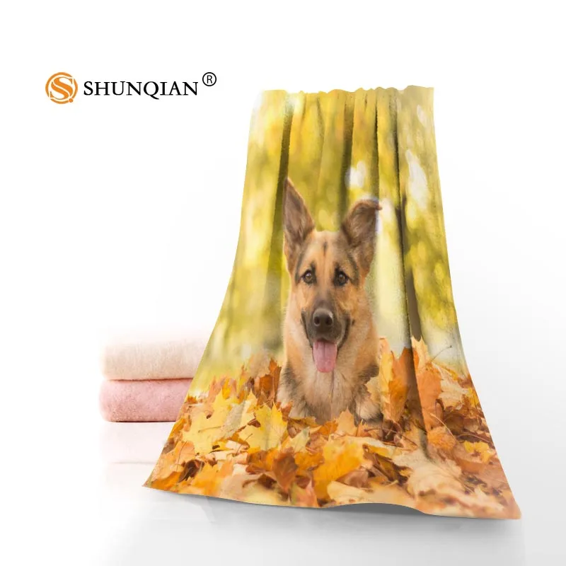 New Custom DOG Towel Printed Cotton Face/Bath Towels Microfiber Fabric For Kids Men Women Shower Towels ZX045